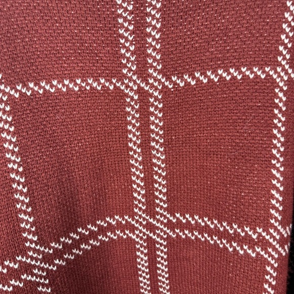 JODIFL Cowl Neck Oversized Geometric Sweater Size Small - Picture 2 of 10